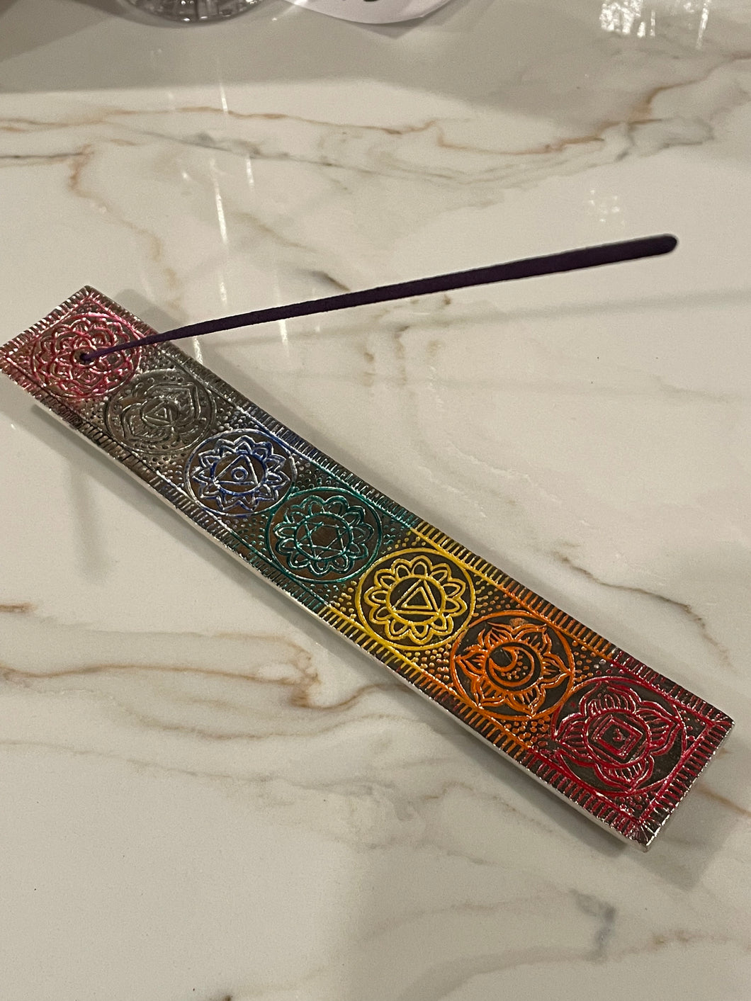 Metal Chakra Incense Burner