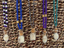 Load image into Gallery viewer, Snake Shed Bottle Pendants (Mexican Black Kingsnake)
