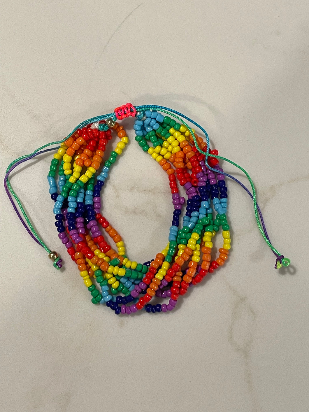 Rainbow Bead Bracelet