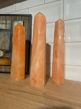 Load image into Gallery viewer, Sherbert Calcite Towers (7&quot; - 7.25&quot;)
