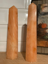 Load image into Gallery viewer, Sherbert Calcite Towers (7&quot; - 7.25&quot;)
