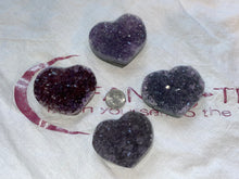 Load image into Gallery viewer, Amethyst Cluster Hearts (Uruguay)
