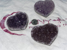 Load image into Gallery viewer, Amethyst Cluster Hearts (Uruguay)
