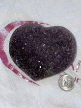 Load image into Gallery viewer, Amethyst Cluster Hearts (Uruguay)
