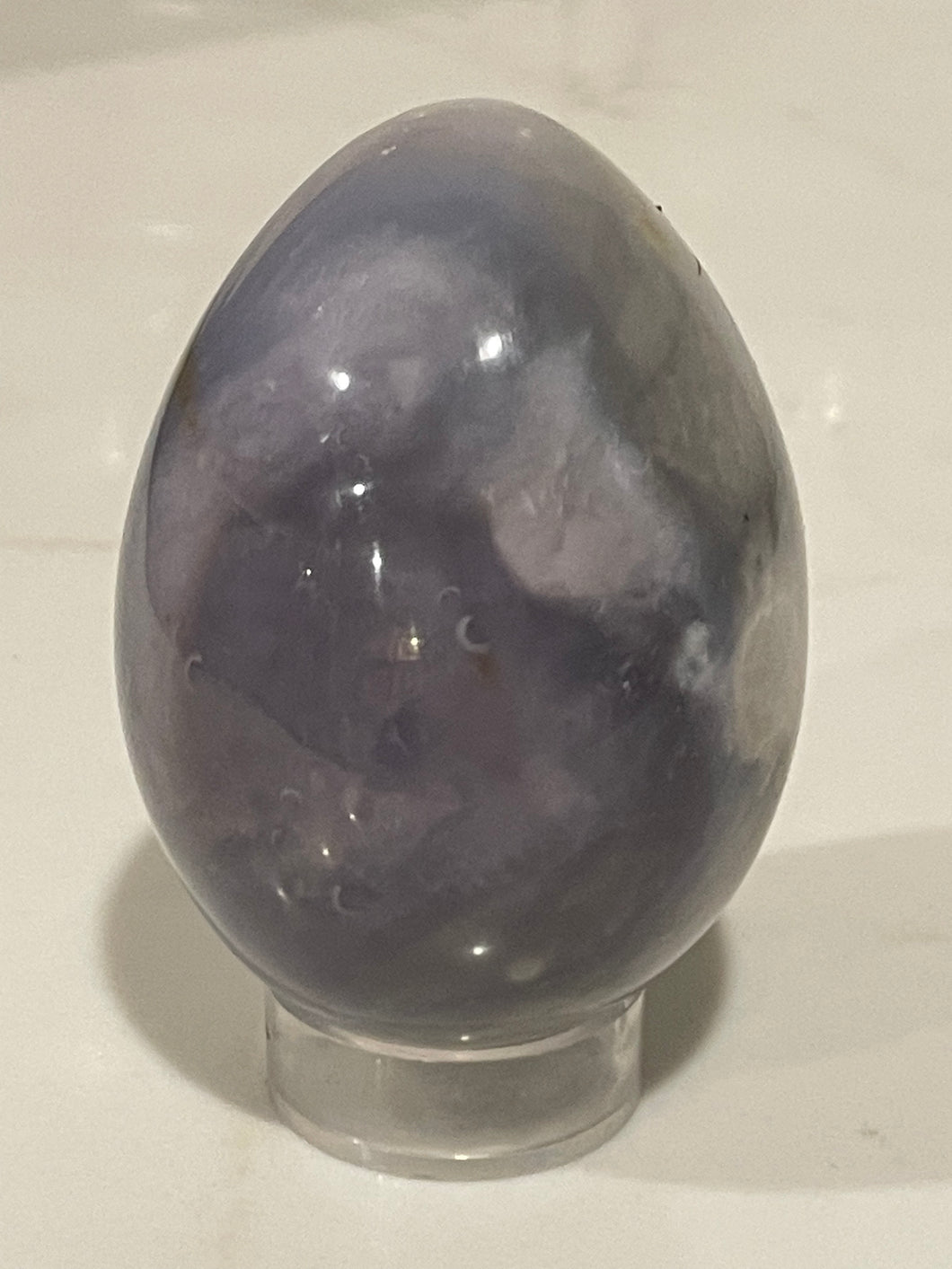 Violet Agate Egg