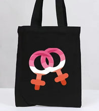 Load image into Gallery viewer, Pride Canvas Tote Bags
