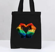 Load image into Gallery viewer, Pride Canvas Tote Bags
