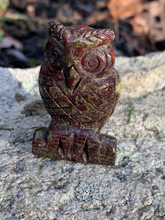 Load image into Gallery viewer, Natural Gemstone Carved Owl Figurines
