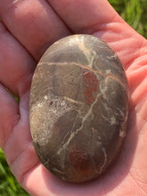 Load image into Gallery viewer, Fancy Jasper Palm Stone Gallet (50mm)
