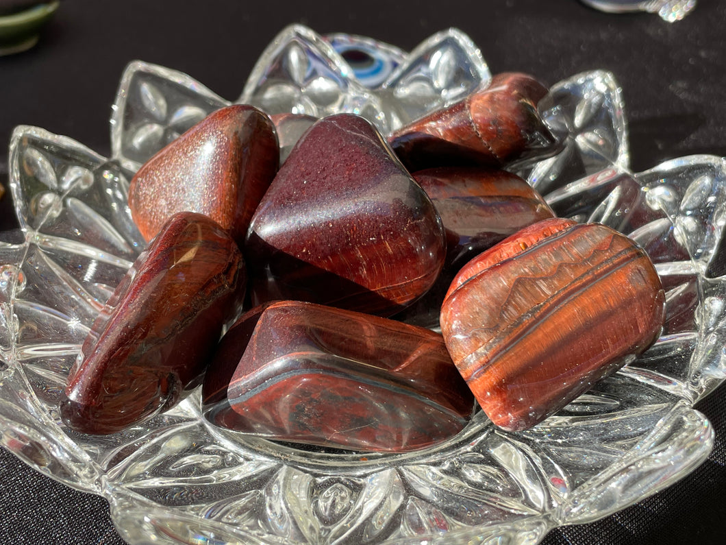 Red Tiger Eye Tumbles (Large)