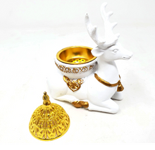 Load image into Gallery viewer, Deer Incense Burner/Candle Holder (5&quot;H x 4.5&quot;W)
