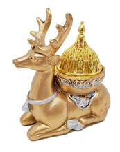 Load image into Gallery viewer, Deer Incense Burner/Candle Holder (5&quot;H x 4.5&quot;W)
