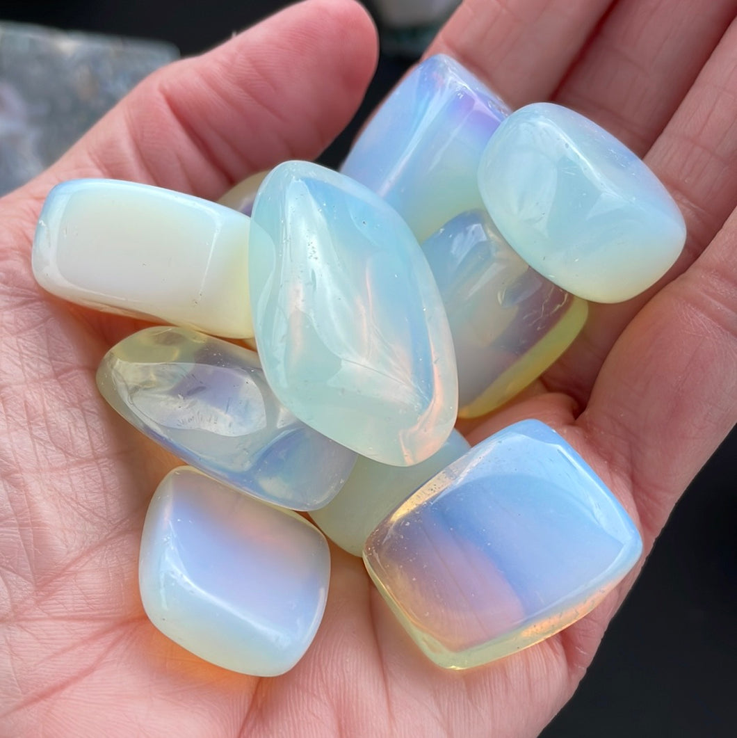 Opalite Cube Tumbles